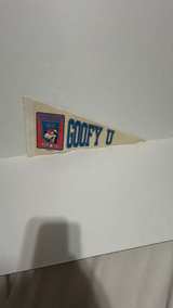 Vintage Disney Goofy U Phli Delta Phi Felt Pennant - Image 2