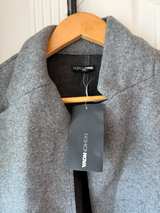 Fashion Nova Women's Gray Long Knights Wool Jacket X-LARGE XL - Image 7