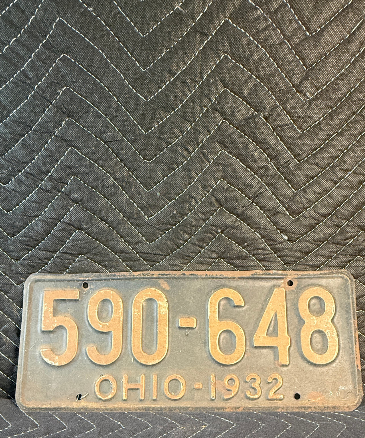 1932 Ohio License Plate