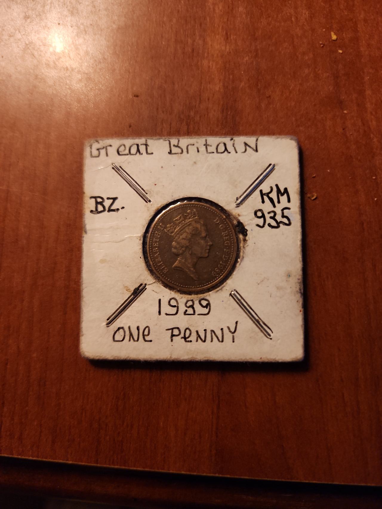 1989 Great Britain One Penny Coin