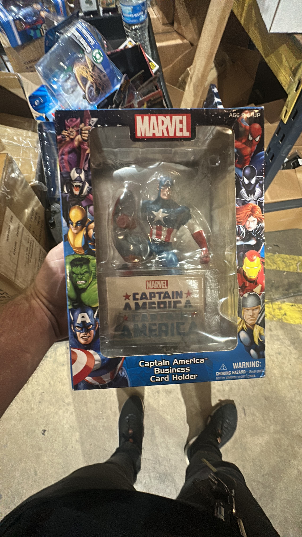 Marvel Captain America Business Card Holder