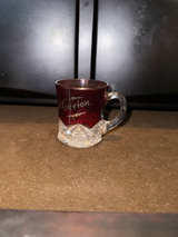Ruby Flash Souvenir Glass Mug - Image 1