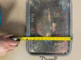 Vintage Silver Plated Serving Tray with Handles - Image 2