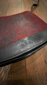 Ralph Lauren RLL Red Cowhair Shoulder Bag Cow Hide Purse  - Image 2