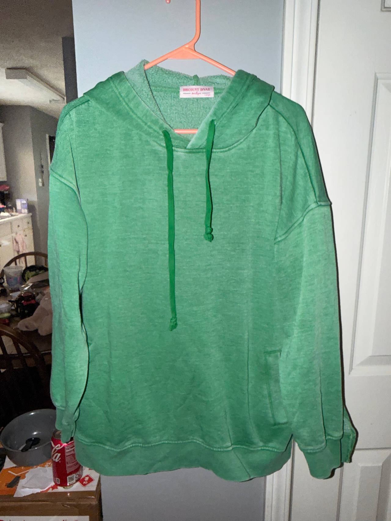 Brightly Done Green Washed Hoodie