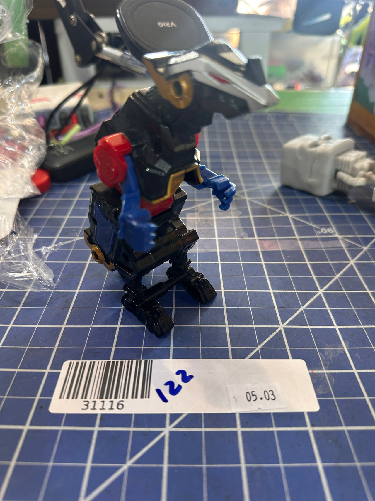 Power Rangers Wild Force Black Bison Zord Figure