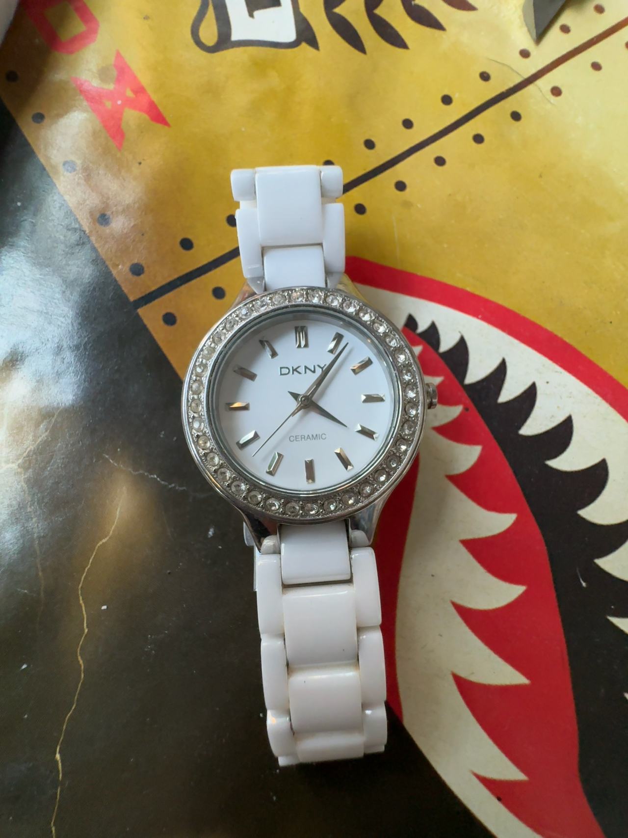 DKNY Women's Ceramic Watch NY-8139