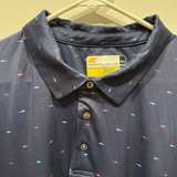 Jack Nicklaus golf polo XXL Men’s short sleeve dark blue fish print - Image 3
