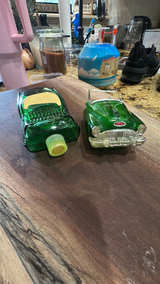 Avon Green Glass Car After Shave Bottle  - Image 6