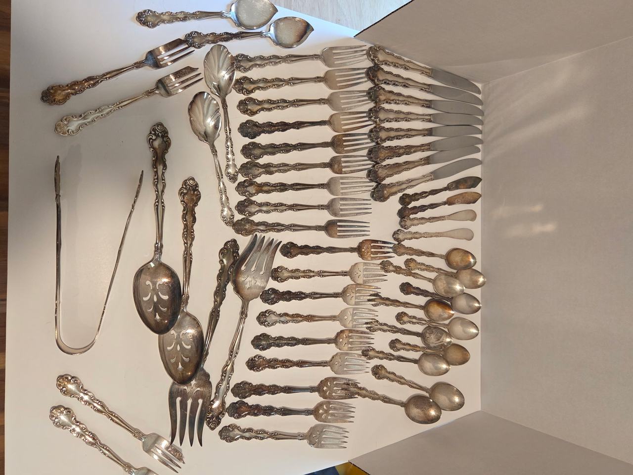 Oneida Community “Beethoven” Silverplate Flatware Set 51 pieces