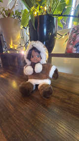 Russ Berrie Vintage Eskimo Doll Plush - Image 1