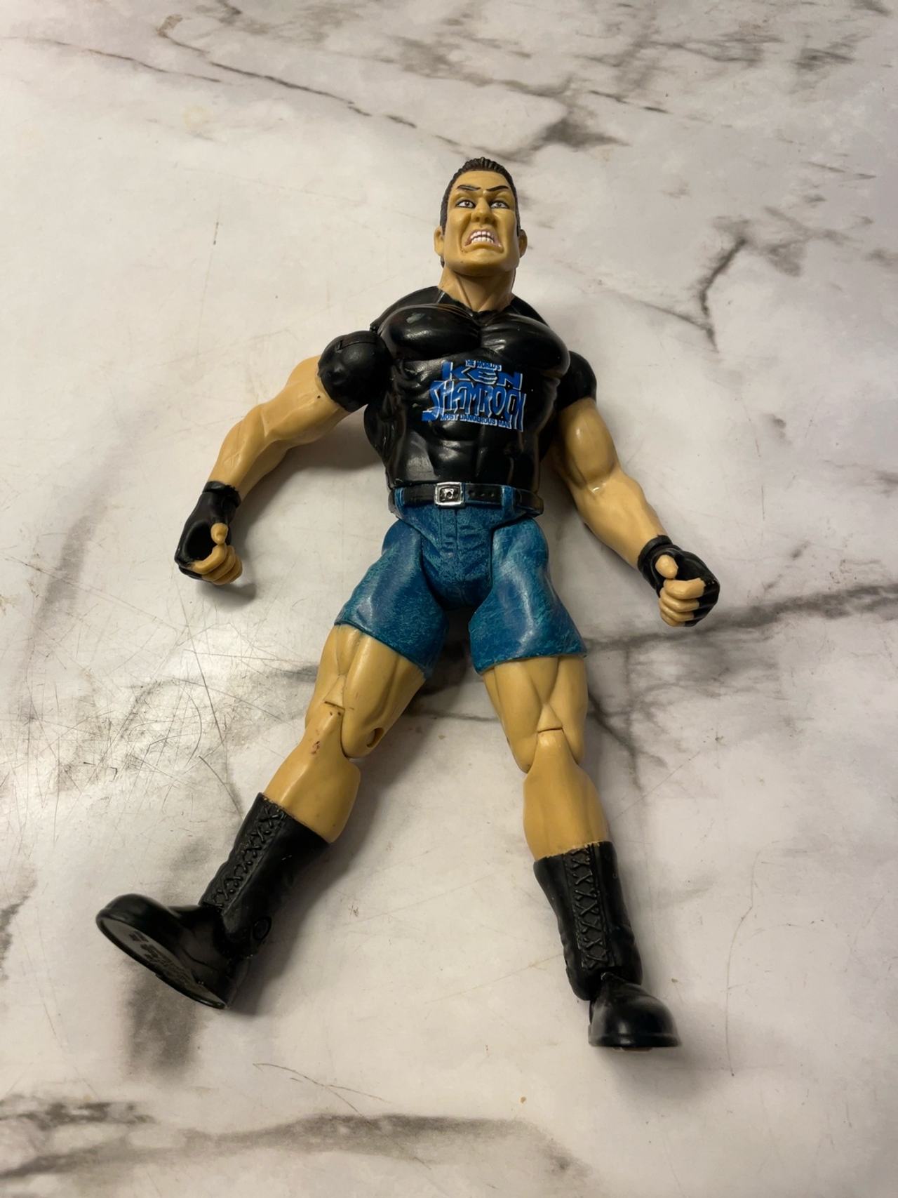 Jakks Pacific Ken Shamrock Titan Tron Live Action Figure