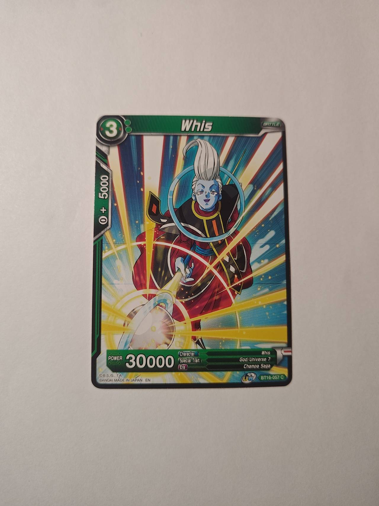 Dragon Ball Super Card Game Whis BT16-057 C