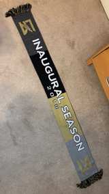 LAFC 2018 Inaugural Season Scarf Black/Gray Used - Image 1