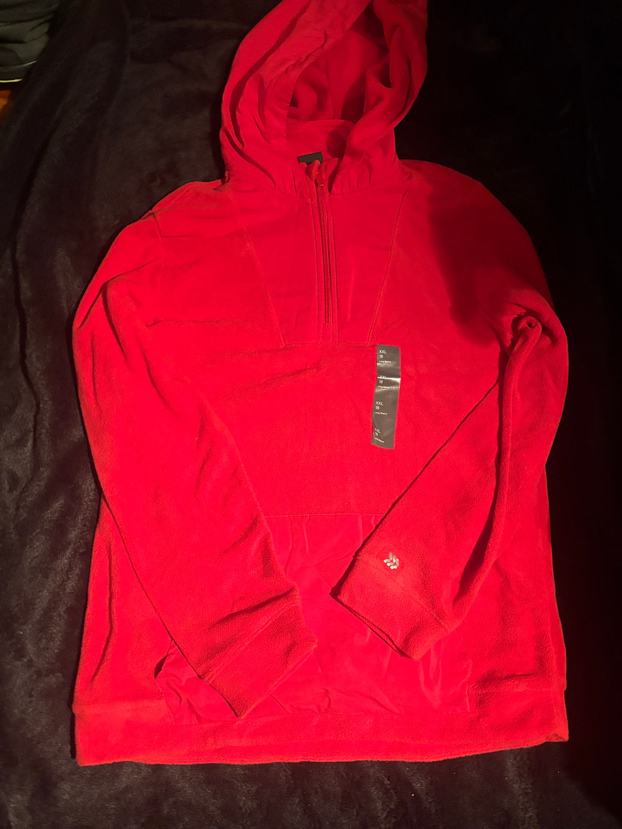 All in Motion Men's Polar Fleece 1/4 Zip Hoodie