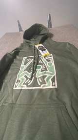Keith Haring Men's Graphic Hoodie Olive Green - Image 2