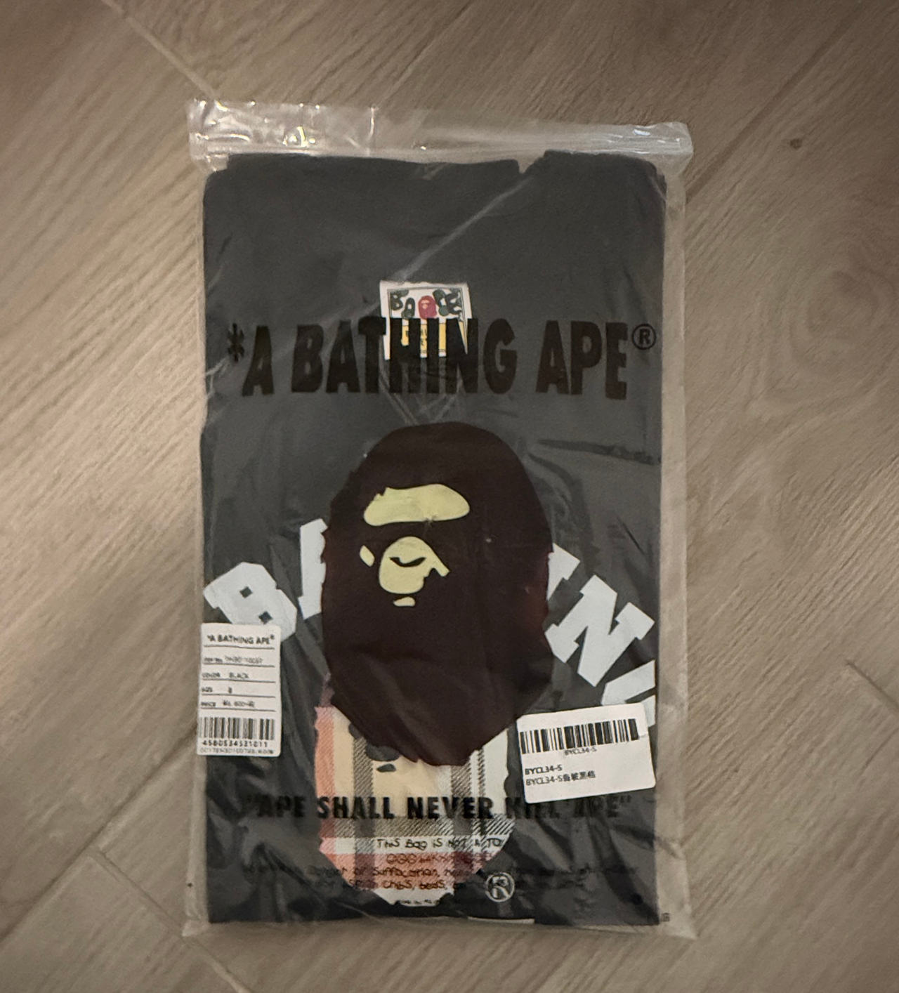 BAPE Ape Head Logo T-Shirt Black
