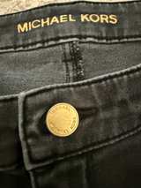 Michael Kors Black Ankle Zip Skinny Jeans size 12 - Image 3