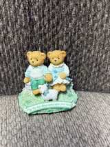 Enesco Cherished Teddies Tracie & Nicole Side by Side With Friends Figurine - Image 1