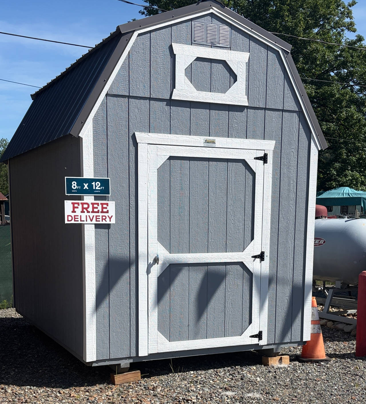 8x12 Lofted Barn Storage Shed