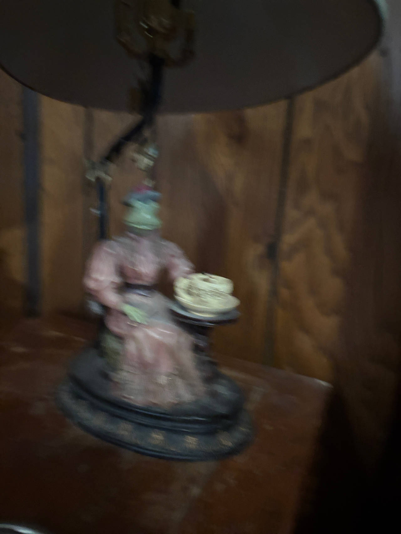 Antique Figural Table Lamp