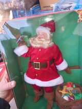 Holiday Creations Animated Santa Claus with Toy Bag - Image 2