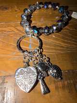 Alexa's Angels Beaded Charm Bracelet - Image 2