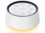 (White) Noise Sound Machine with 30 Soothing Sounds 12 Colors Night Light White - Image 1
