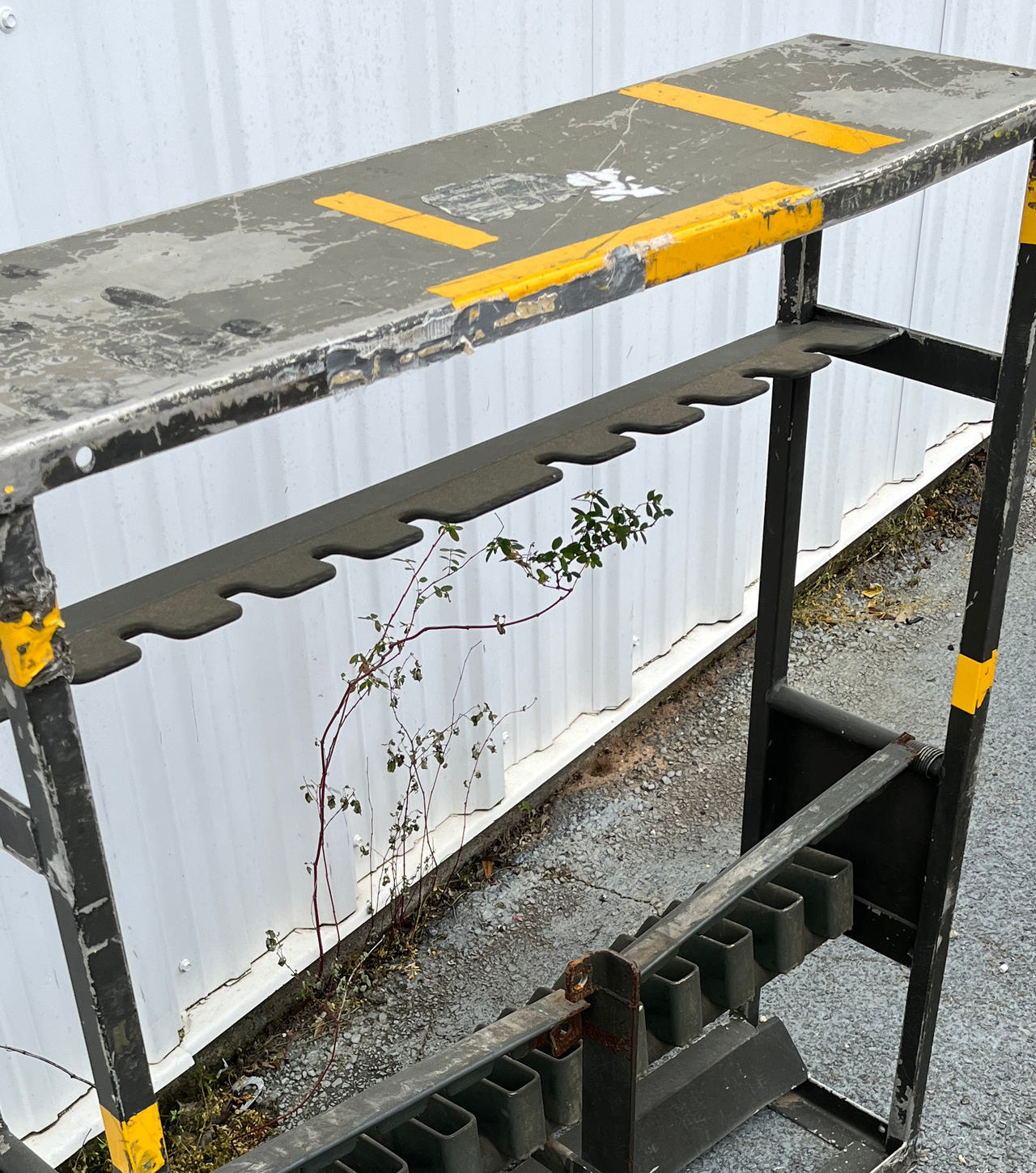 Industrial Multi-Gun Rifle Rack military surplus