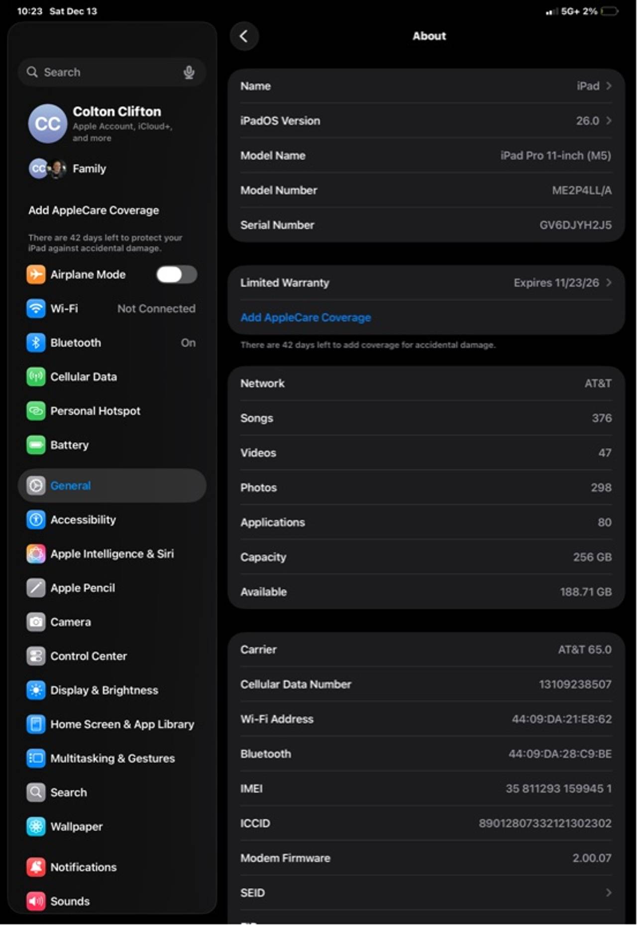 Apple iPad Pro 11-inch (2025) Space Gray 256GB