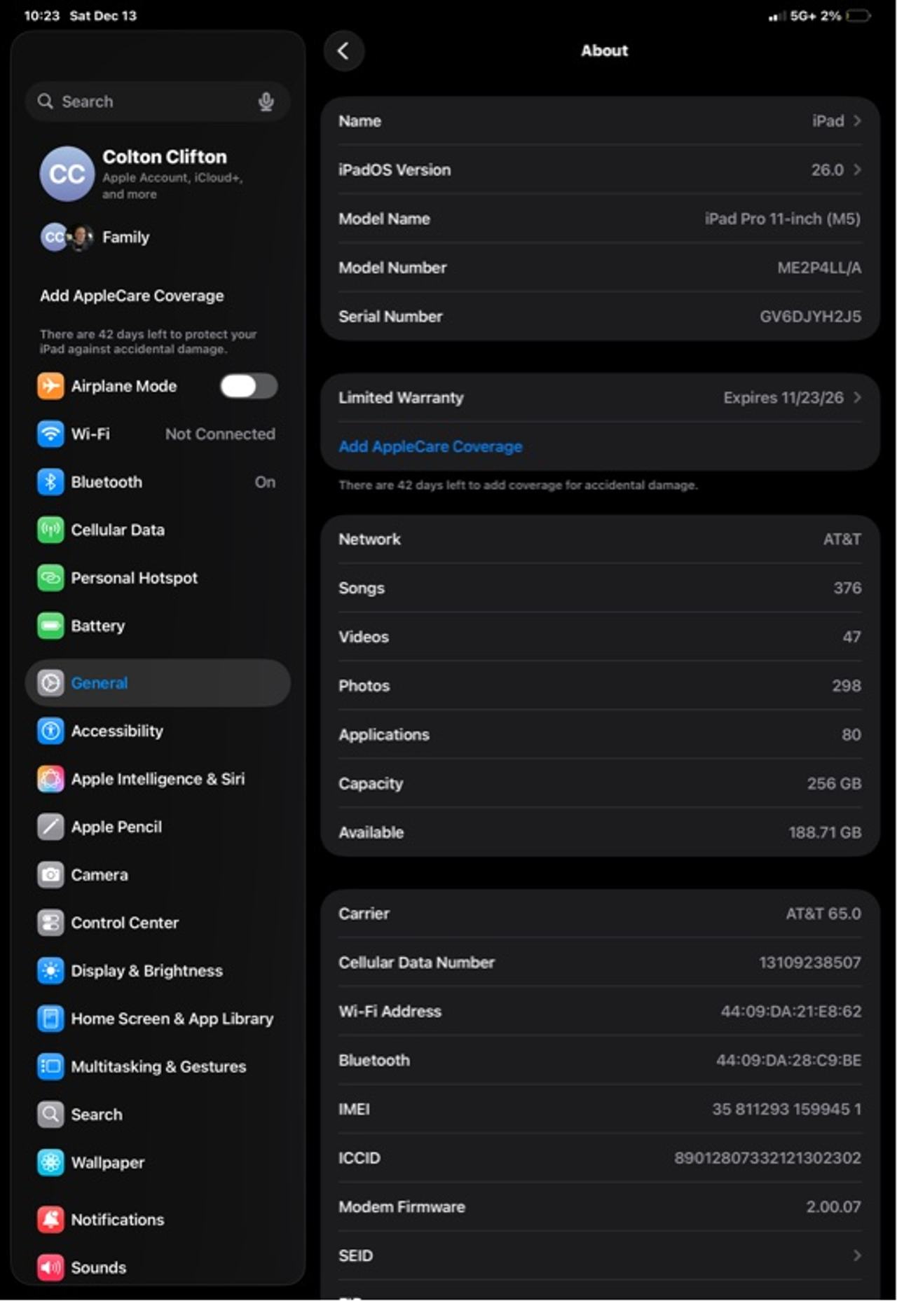 Apple iPad Pro 11-inch (2025) Space Gray 256GB