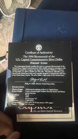 1994 U.S. Capitol Bicentennial Silver Dollar - Image 7