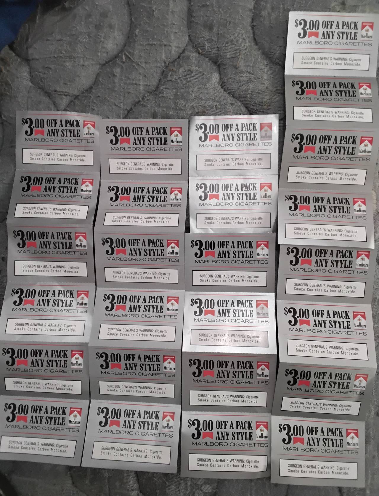 Marlboro $3.00 Off Pack Coupons