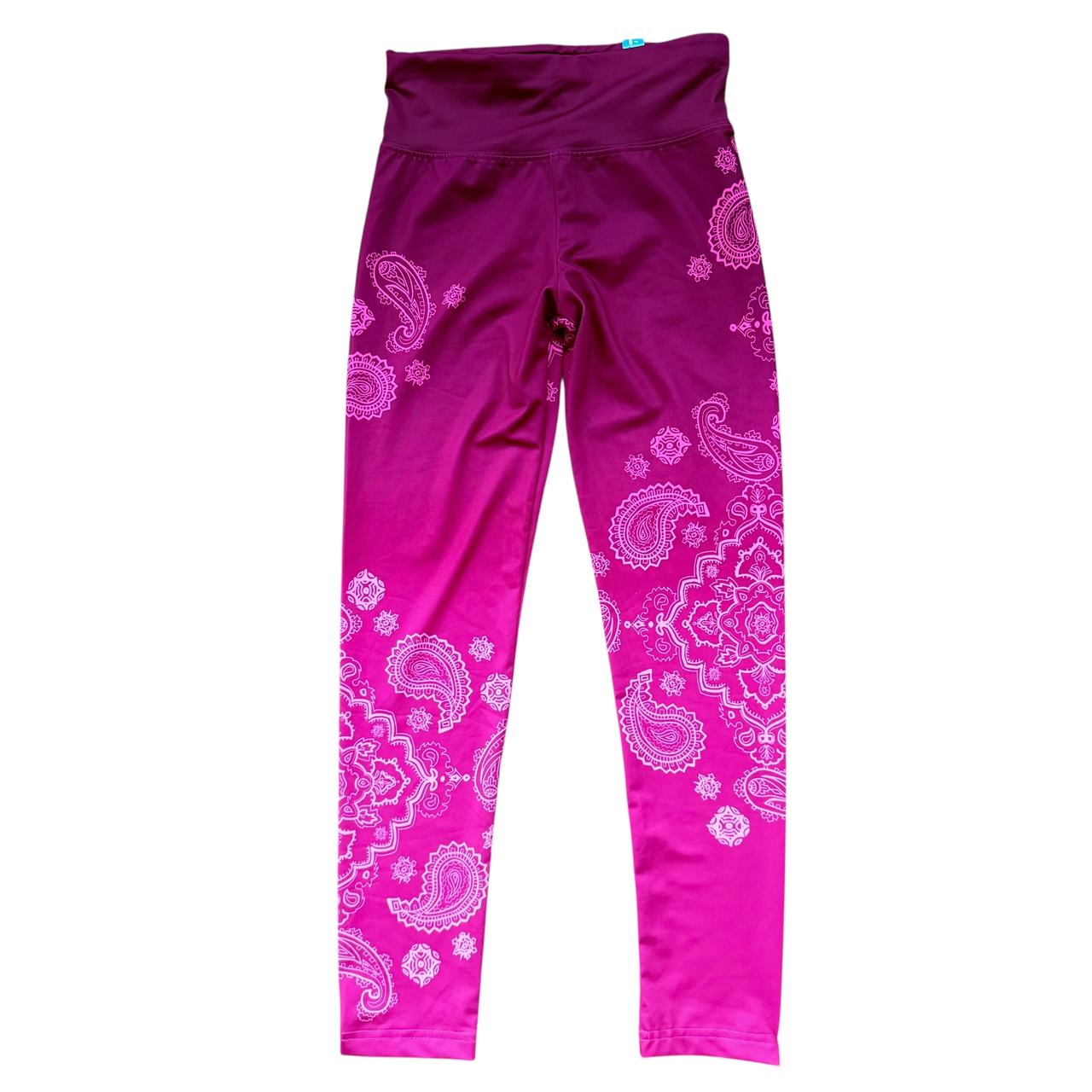 Justice Leggings Girls Size 8 Paisley Print Pants New 