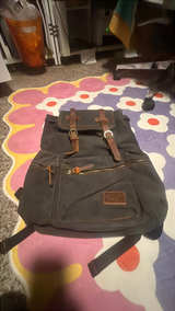 Kaukko Vintage Canvas Backpack - Image 2