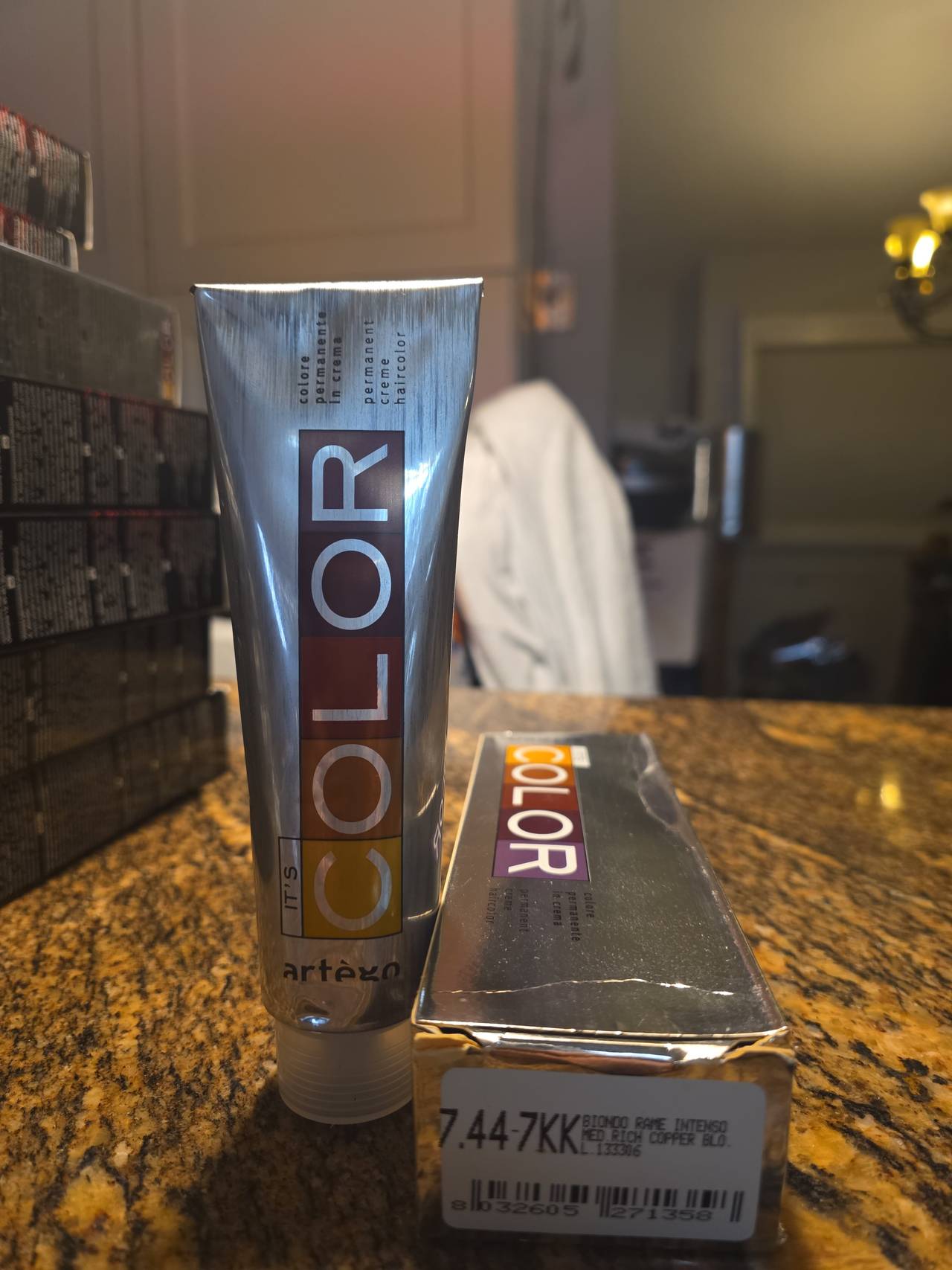 Artego It's Color Permanent Hair Color 7.44-7KK Medium Rich Copper Blonde