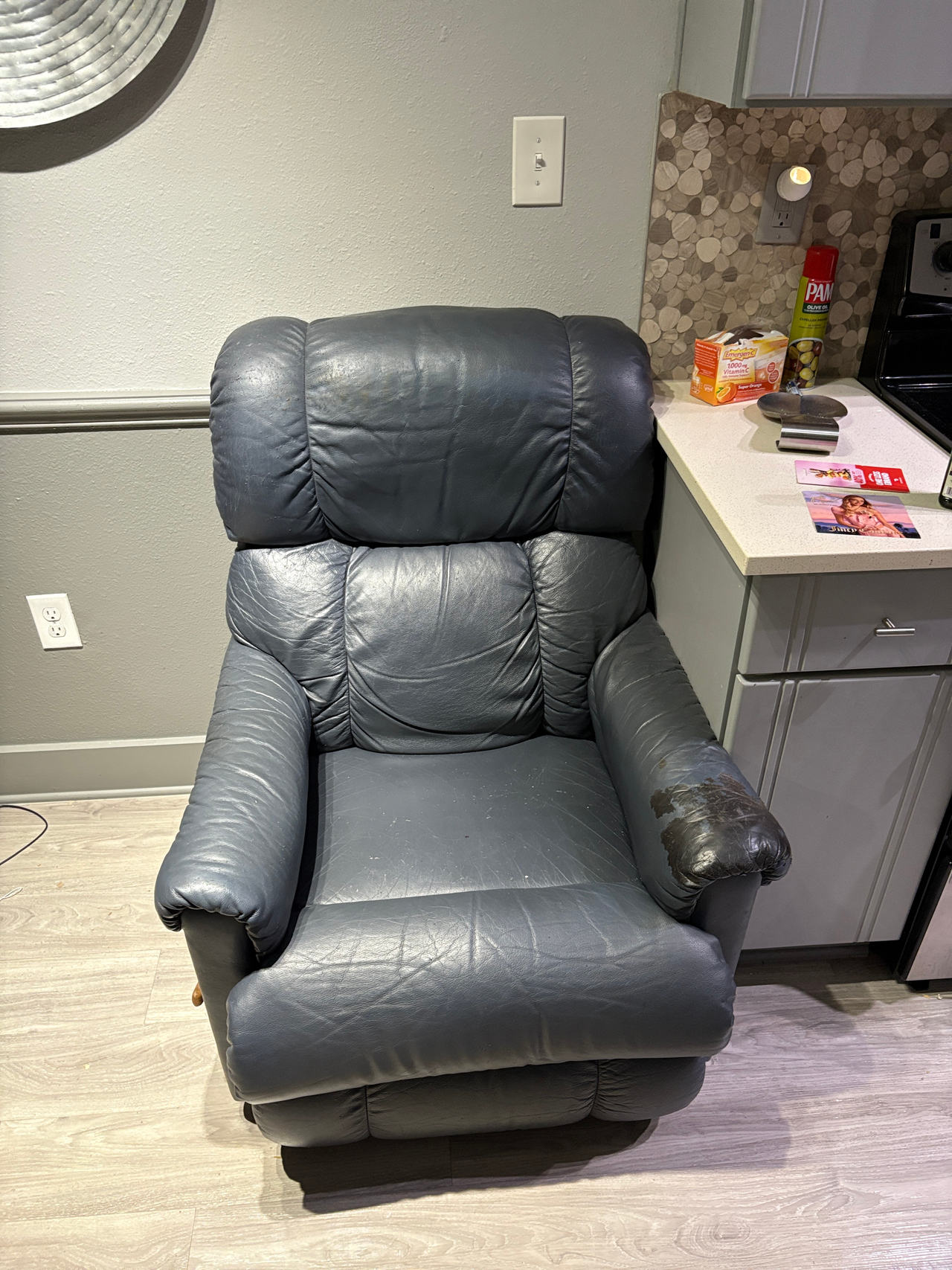 Leather Recliner Chair
