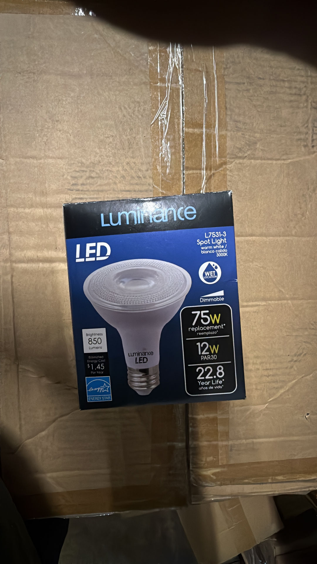 Luminance L7531-3 LED PAR30 Spot Light Bulb
