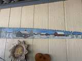 Vintage Hand Painted Crosscut Saw Blade Art - Image 5