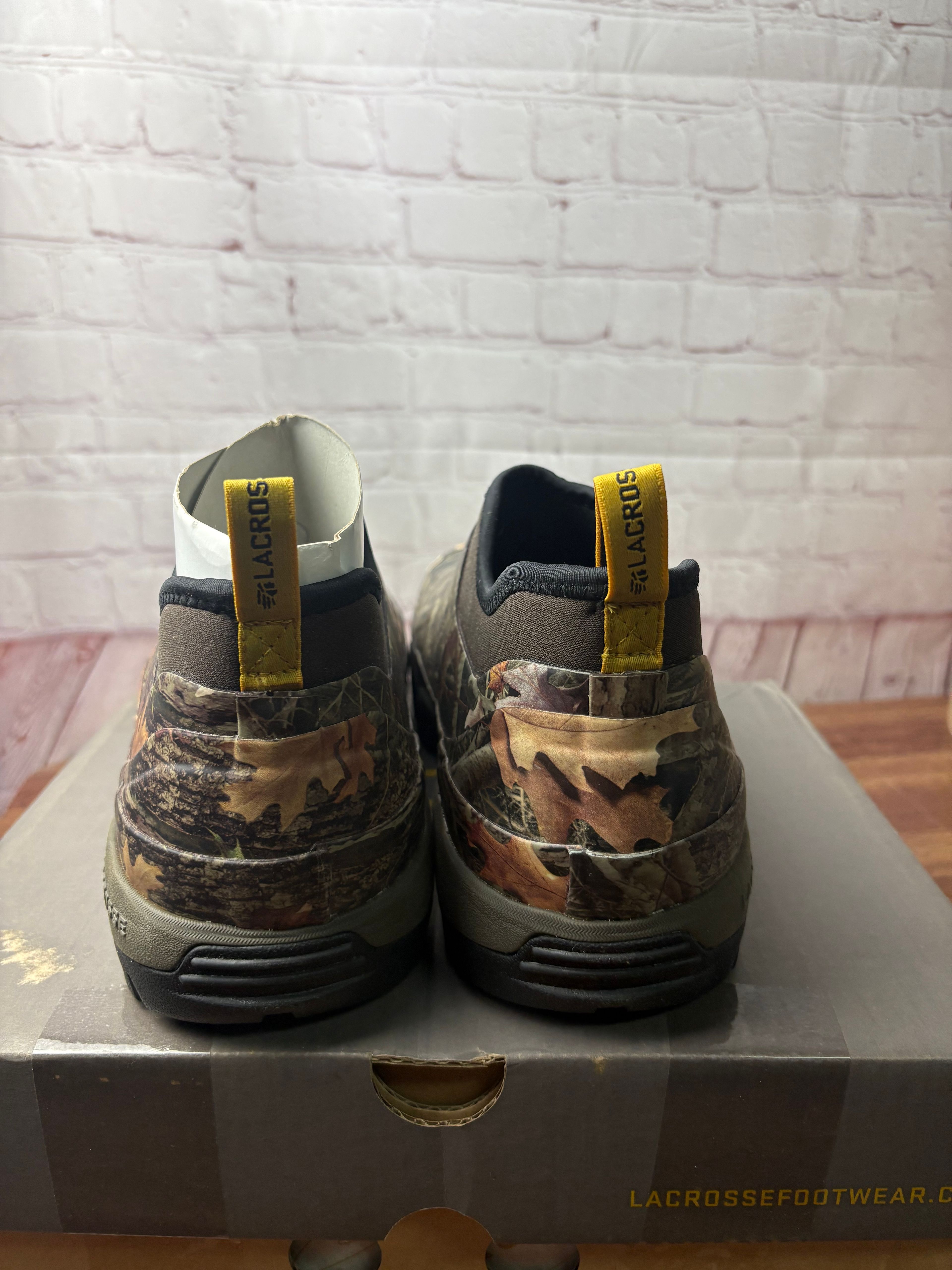 LaCrosse Alpha Muddy Mossy Oak Break-Up Country Ankle Boot size 11 - Image 4