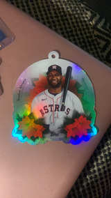 Topps Yordan Alvarez Refractor Baseball Card - Image 2