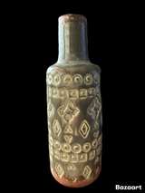 Bitossi Aldo Londi Rimini Blu Ceramic Bottle Vase - Image 3