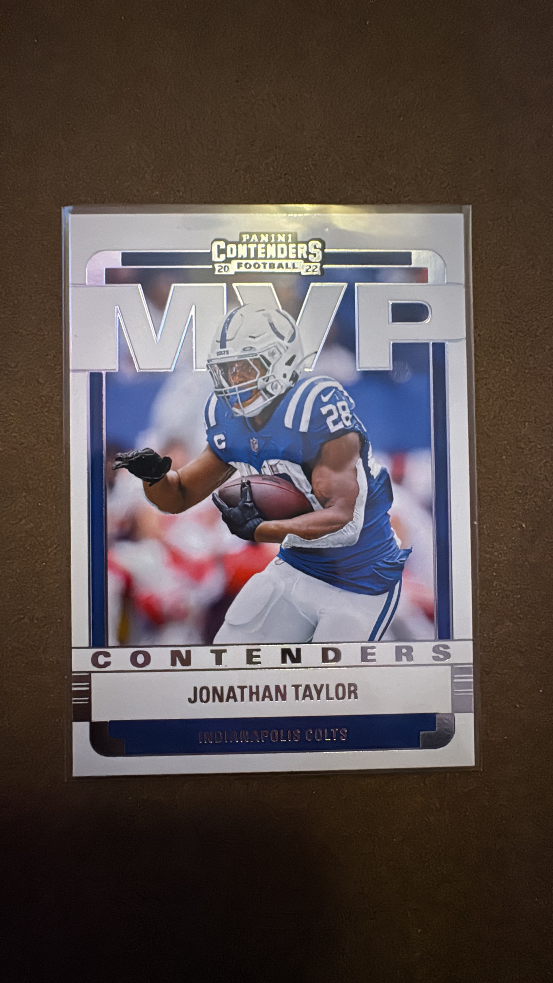 22 Panini Jonathan Taylor Contenders Football Card