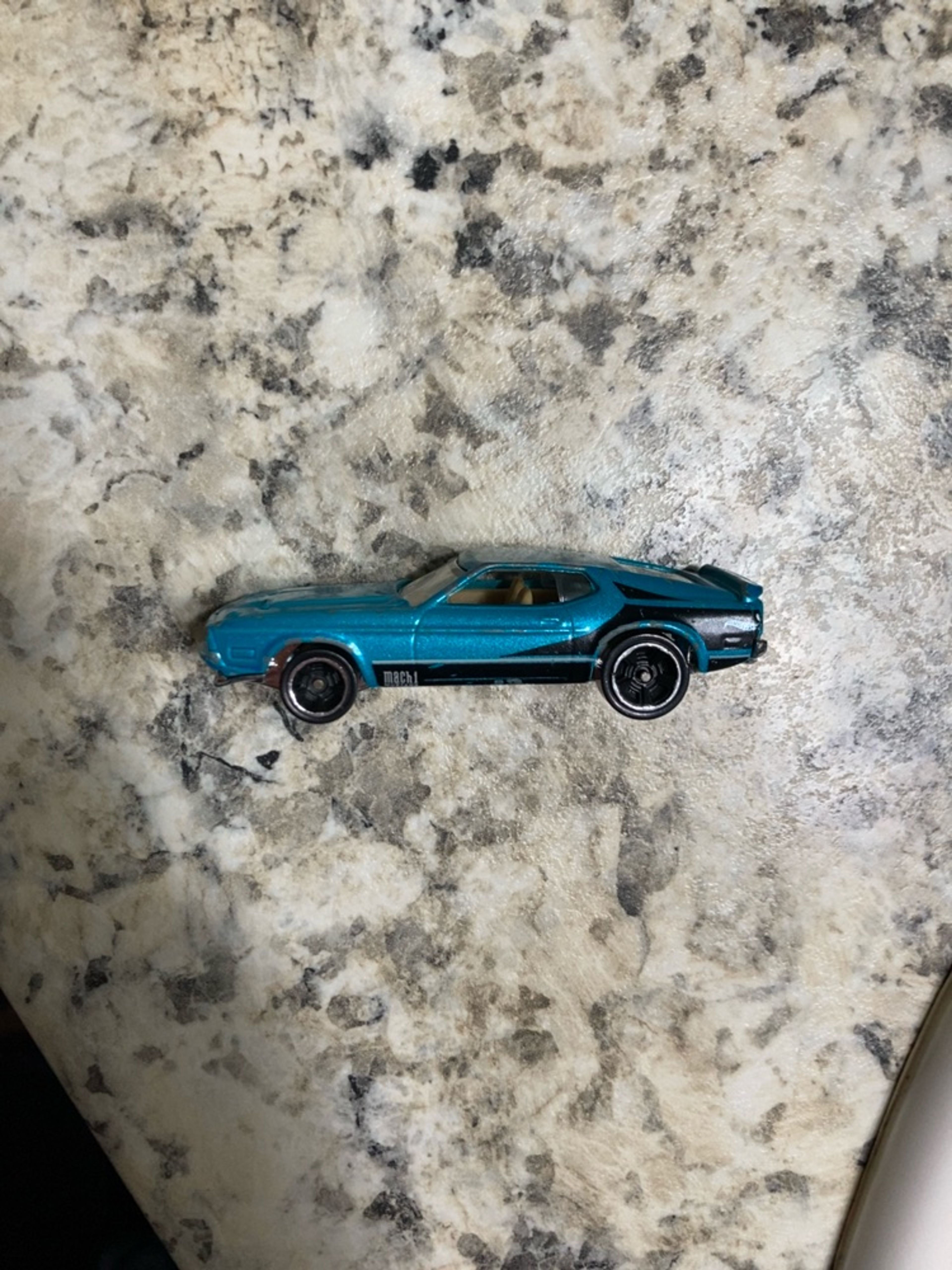 Hot Wheels 1971 Ford Mustang Mach 1 Teal