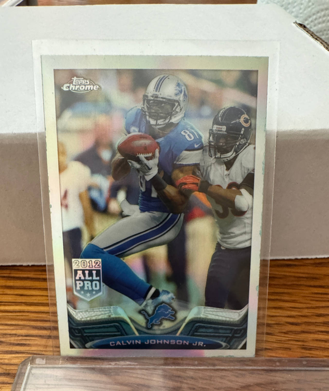 2013 Topps Chrome Calvin Johnson Jr. Refractor #100