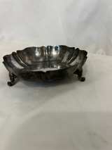 Vintage Scalloped Silver Plate Bowl - Image 2