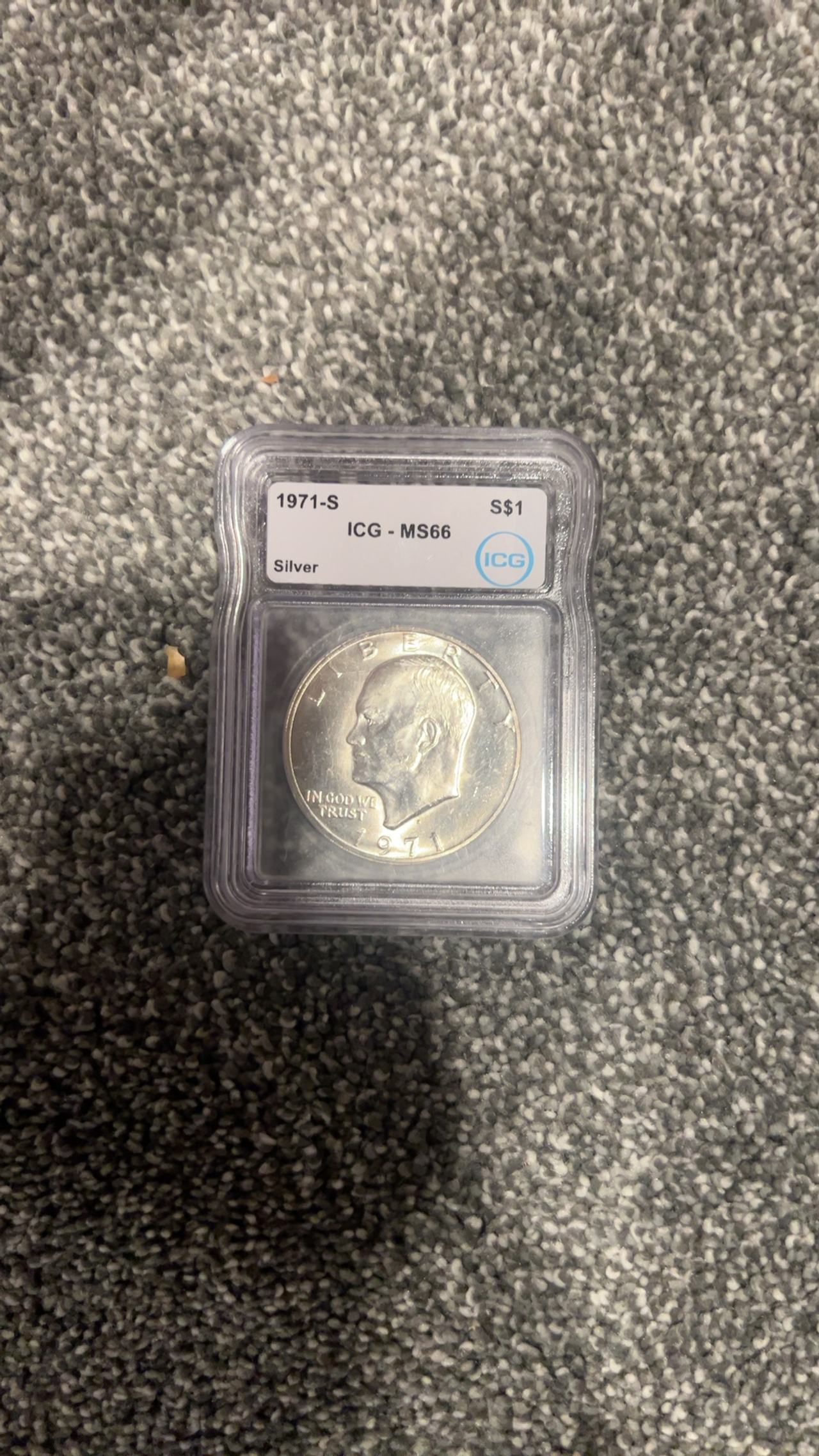 1971-S Eisenhower Silver Dollar