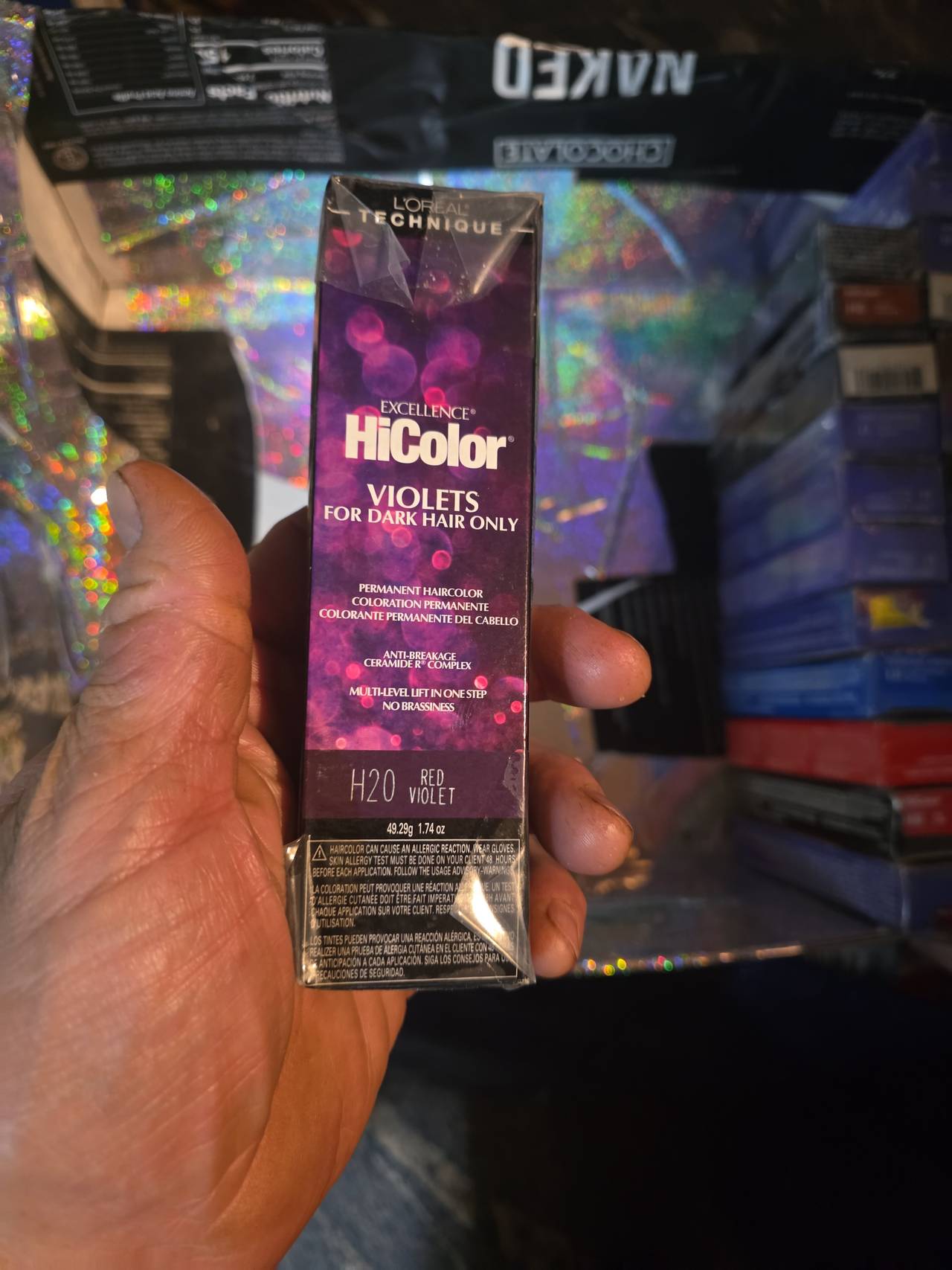 L'Oreal Excellence HiColor Violets for Dark Hair Only - Red Violet H20