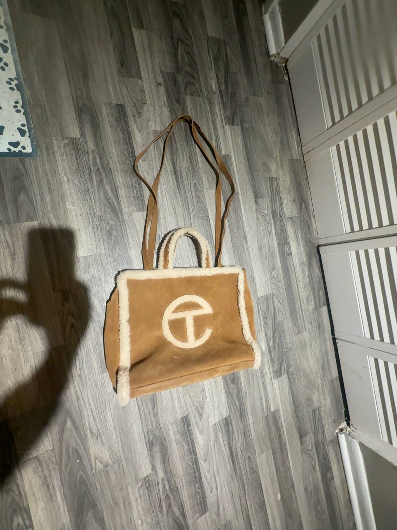 Telfar x UGG Medium Shearling Tote Chestnut