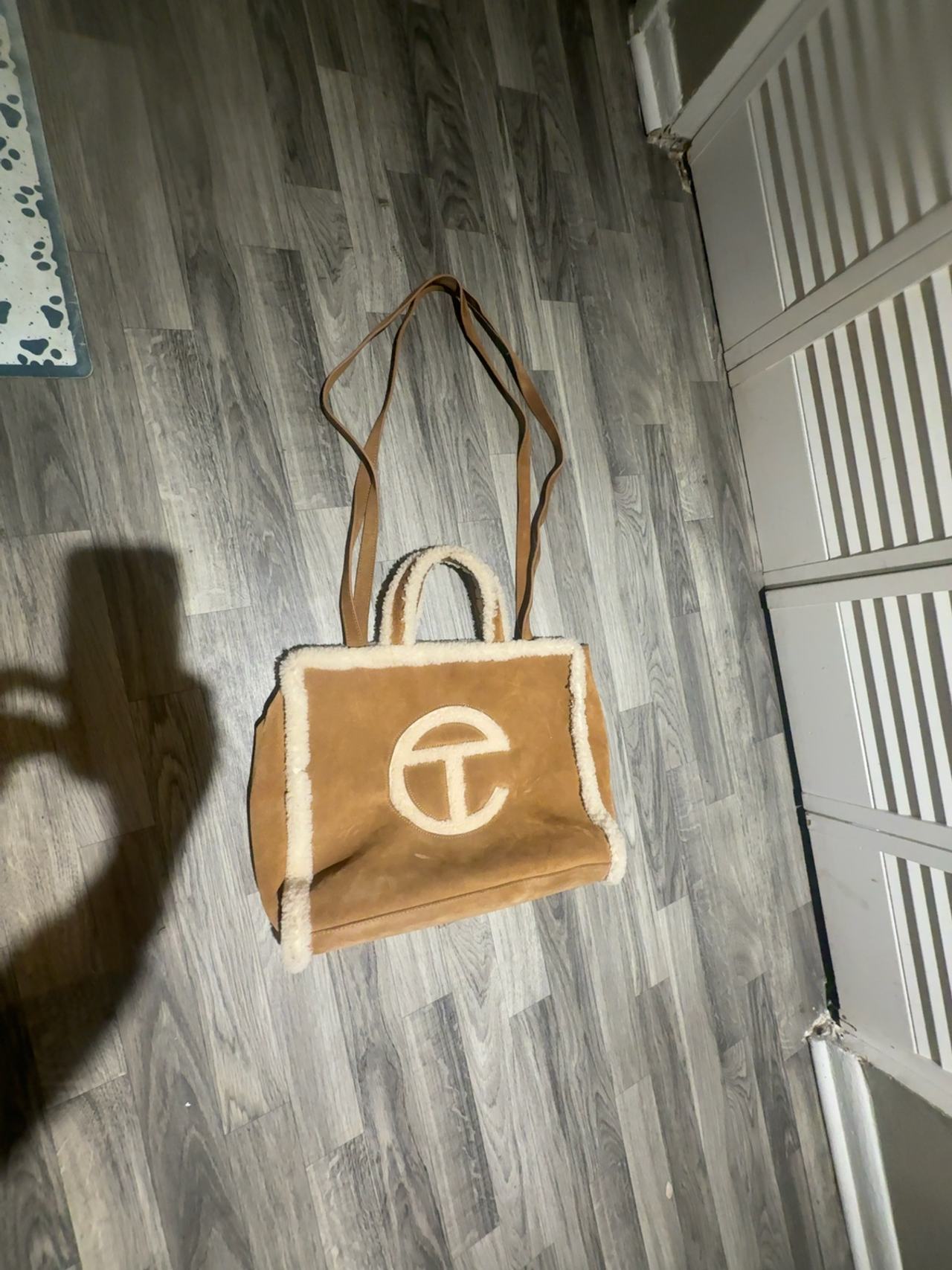 Telfar x UGG Medium Shearling Tote Chestnut